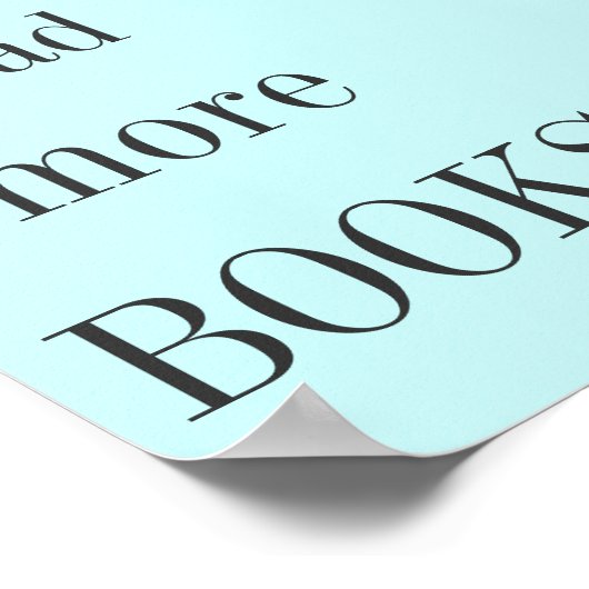 Meer boeken lezen poster (Hoek)