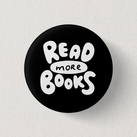 Meer boeken lezen ronde button 3,2 cm (Voorkant)