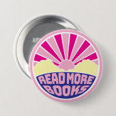 Meer Boeken Lezen Ronde Button 7,6 Cm (Voorkant /achterkant)