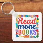 Meer Boeken Lezen Sleutelhanger (Voorkant)