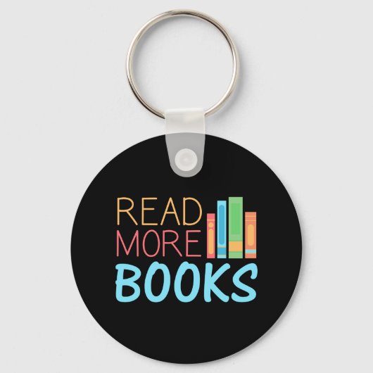 Meer boeken lezen sleutelhanger (Voorkant)
