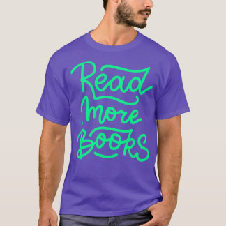 Meer boeken lezen t-shirt