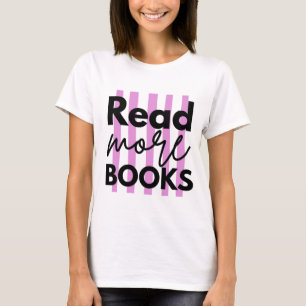 Meer boeken lezen t-shirt