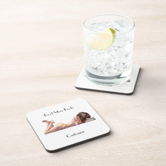 Meer boeken lezen Thunder_Cove Bier Onderzetter (Rechterzijde)