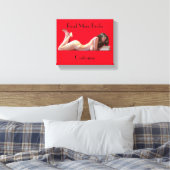 Meer boeken lezen Thunder_Cove Canvas Afdruk (Insitu (Slaapkamer))
