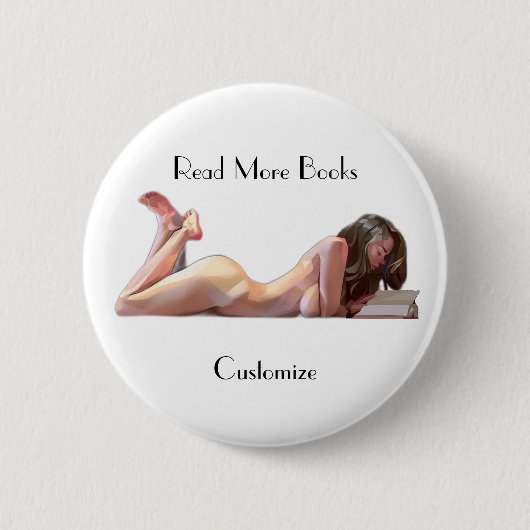 Meer boeken lezen Thunder_Cove Ronde Button 5,7 Cm (Voorkant)
