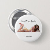 Meer boeken lezen Thunder_Cove Ronde Button 5,7 Cm (Voorkant /achterkant)