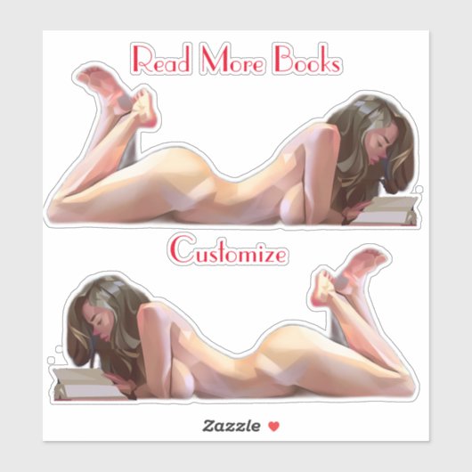 Meer boeken lezen Thunder_Cove Sticker (Vel)