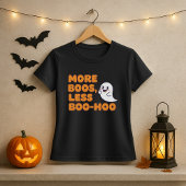 Meer Boeken Minder Boo-Hoo Halloween Ghost & Bever T-shirt