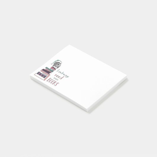 Meer boeken nodig om opmerkingen te plaatsen post-it® notes (Schuin)