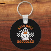 Meer boeken Schattige Ghost Reading Book Teacher H Sleutelhanger (Voorkant)
