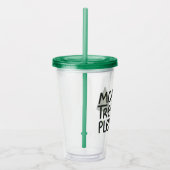 Meer bomen alstublieft acryl drinkbeker (Rechts)