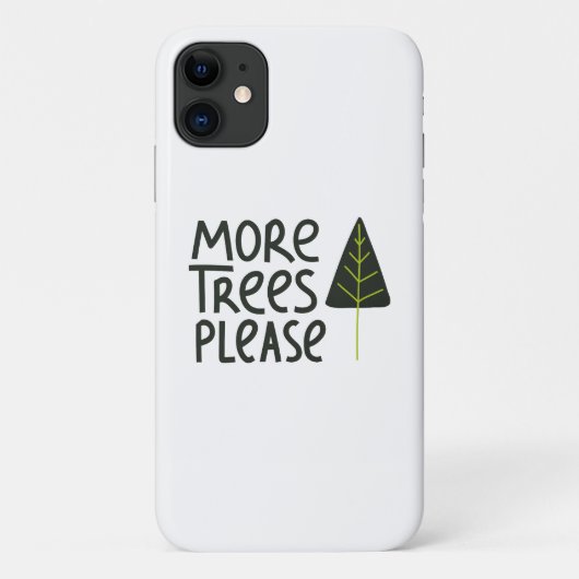 Meer bomen alstublieft Case-Mate iPhone case (Achterkant)