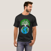 Meer bomen alstublieft, Earth Day klimaatveranderi T-shirt (Voorkant volledig)