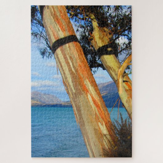 meer bomen nieuw - zeeland legpuzzel (Verticaal)