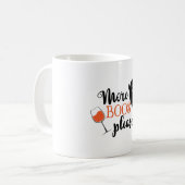 Meer Boos alsjeblieft Cool Halloween Ghost Koffiemok (Voorkant links)