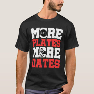 Meer Borden Meer Data Gym Gewichtheffen Fitness B T-shirt