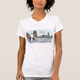 Meer Boston Terrier Wied Pissah Gear T-shirt