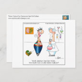 MEER Briefkaart CULTUUR Cartoon door April McCallu (Voorkant / Achterkant)