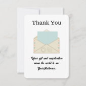 meer Brievenvervoerder Postbus vervoerder Bedankkaart (Voorkant)