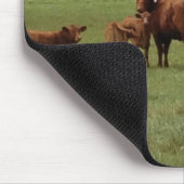 meer bruine koeien muismat (Hoek)