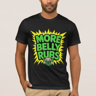 Meer Buikwrijven Grappige Hond T-shirt