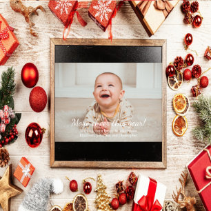 Meer cadeautjes dit jaar nieuwe babykerstkerst feestdagenkaart