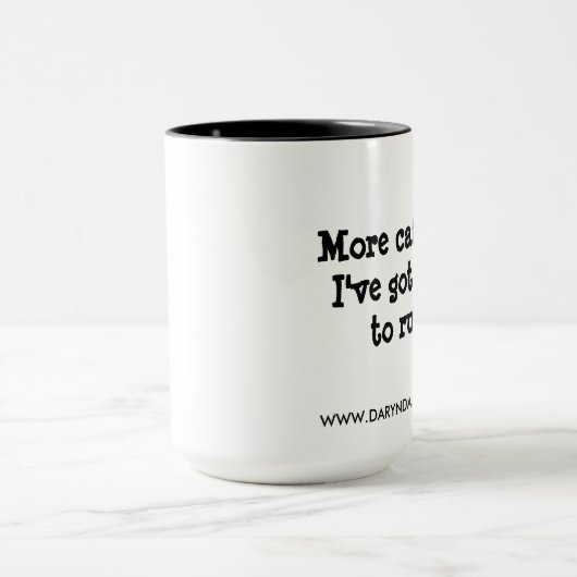 Meer cafeïne. mok (Midden)