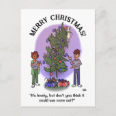 Meer Cat Christmas Briefkaart (Voorkant)