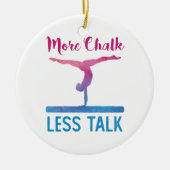 Meer chalk MinTalk Cute Gymnastics Keramisch Ornament (Voorkant)