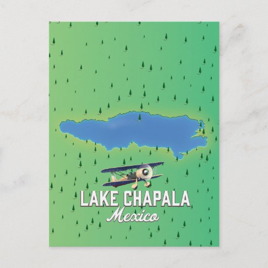meer Chapala Mexico Briefkaart (Voorkant)