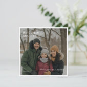 Meer Cheer dit jaar Modern Family Christmas Feestdagenkaart (Staand voorkant)