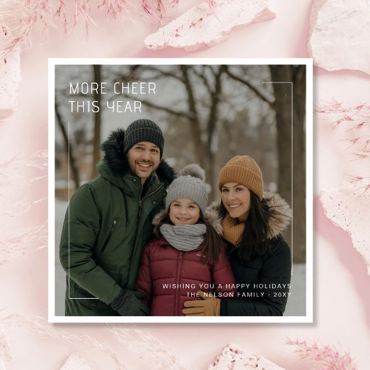 Meer Cheer dit jaar Modern Family Christmas Feestdagenkaart