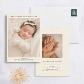 Meer Cheer dit jaar Nieuwjaarsaankondiging Feestdagenkaart