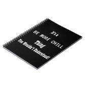 Meer chill Journal Notitieboek (Linkerzijde)