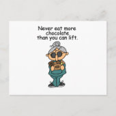 Meer chocolade-Humor Briefkaart (Voorkant)