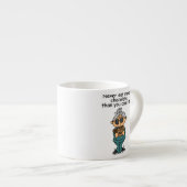 Meer chocolade-Humor Espresso Kop (Voorkant rechts)