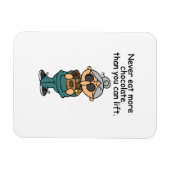 Meer chocolade-Humor Magneet (Horizontaal)