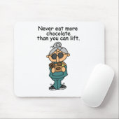 Meer chocolade-Humor Muismat (Met muis)