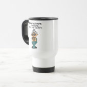 Meer chocolade-Humor Reisbeker (Voorkant links)