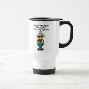 Meer chocolade-Humor Reisbeker