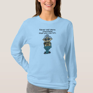 Meer chocolade-Humor T-shirt