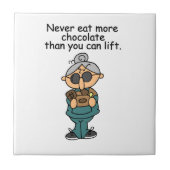 Meer chocolade-Humor Tegeltje (Voorkant)