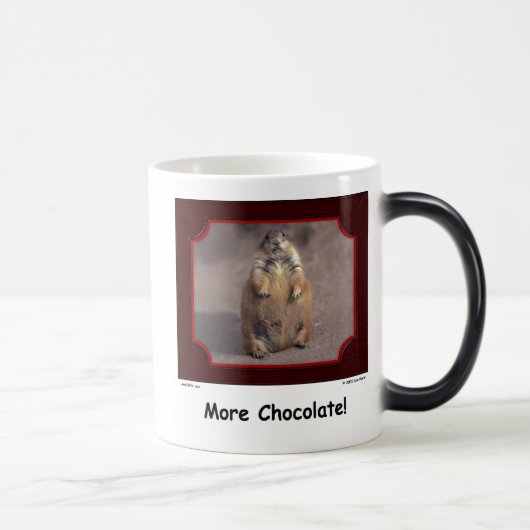 "Meer chocolade!" Mok eekhoorn (Rechts)