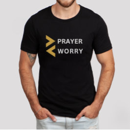Meer Christelijke gelovigen die minder zorgen bare T-shirt