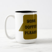 Meer Coffee Mojo Mok met Wakeup Quote (Links)