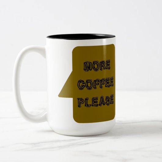 Meer Coffee Mojo Mok met Wakeup Quote (Links)