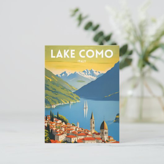 Meer Como Briefkaart (Staand voorkant)