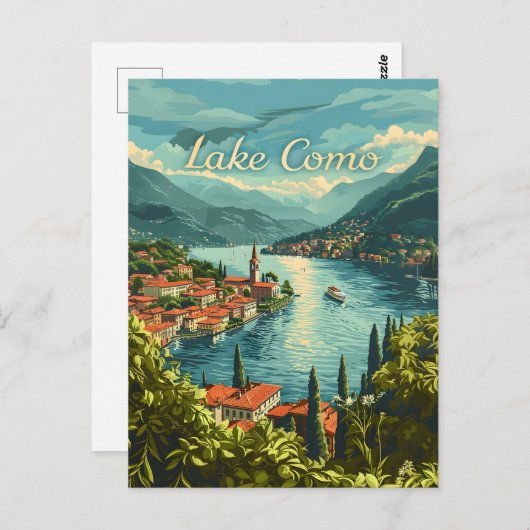 Meer Como Briefkaart (Voorkant / Achterkant)