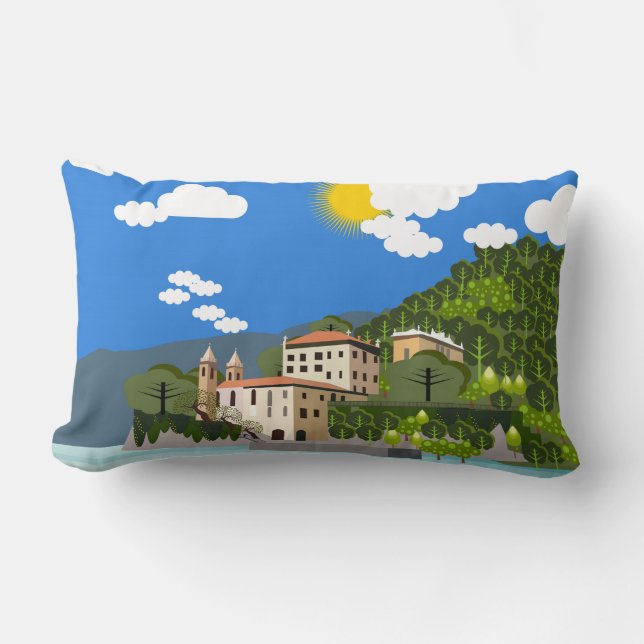 Meer Como Italië Kussen (Voorkant)
